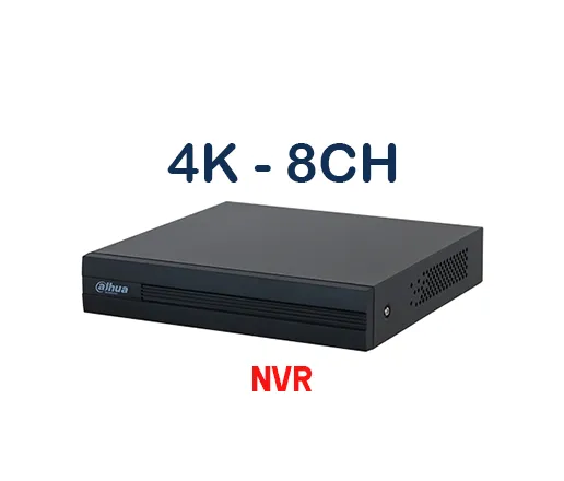 جهاز تسجيل كاميرات دهوا اي بي ip 4k 8ch